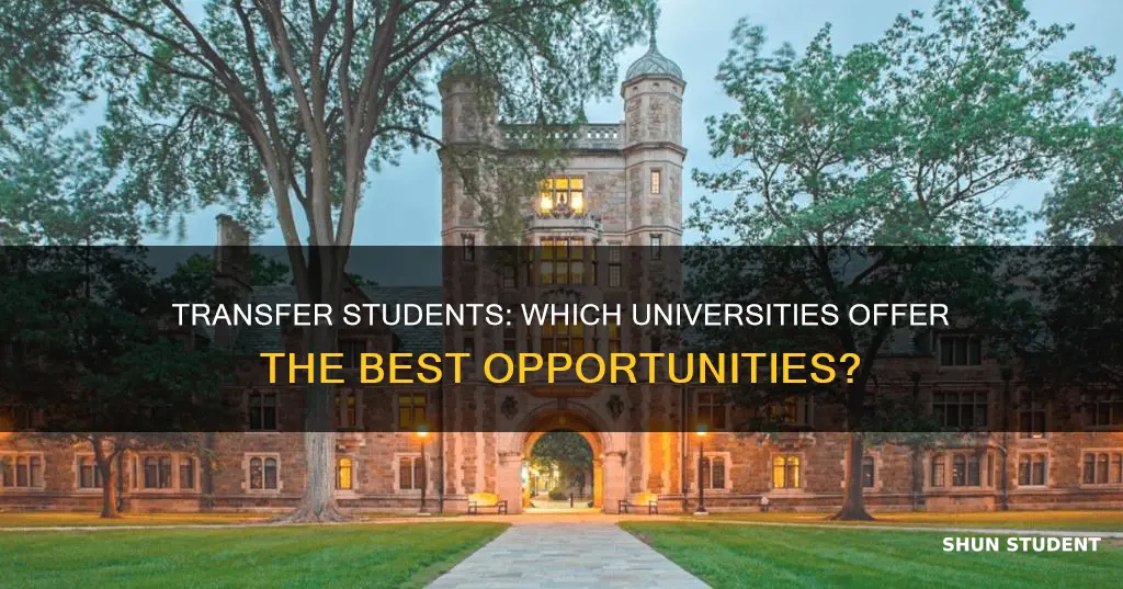which universities have the best transfer students