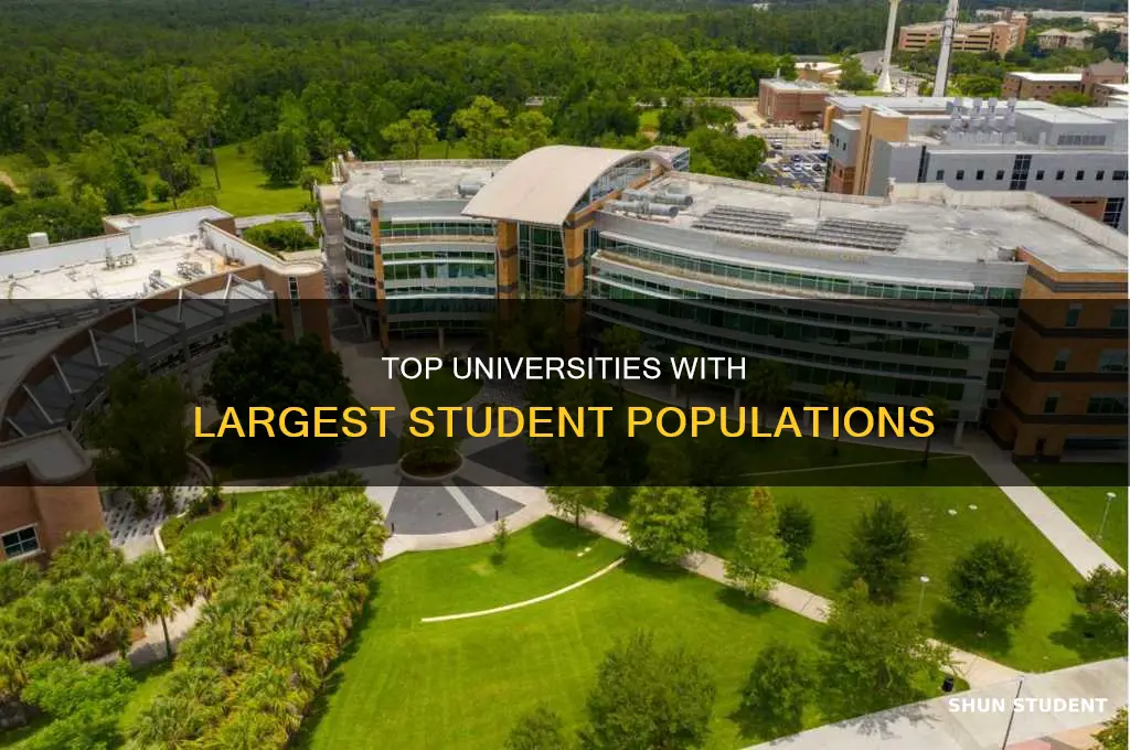 which universities have the largest student population