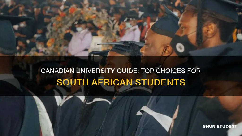 which universities in canada to south african students go to