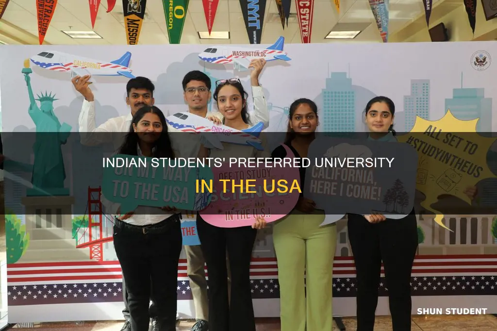 which university has most indian students in usa