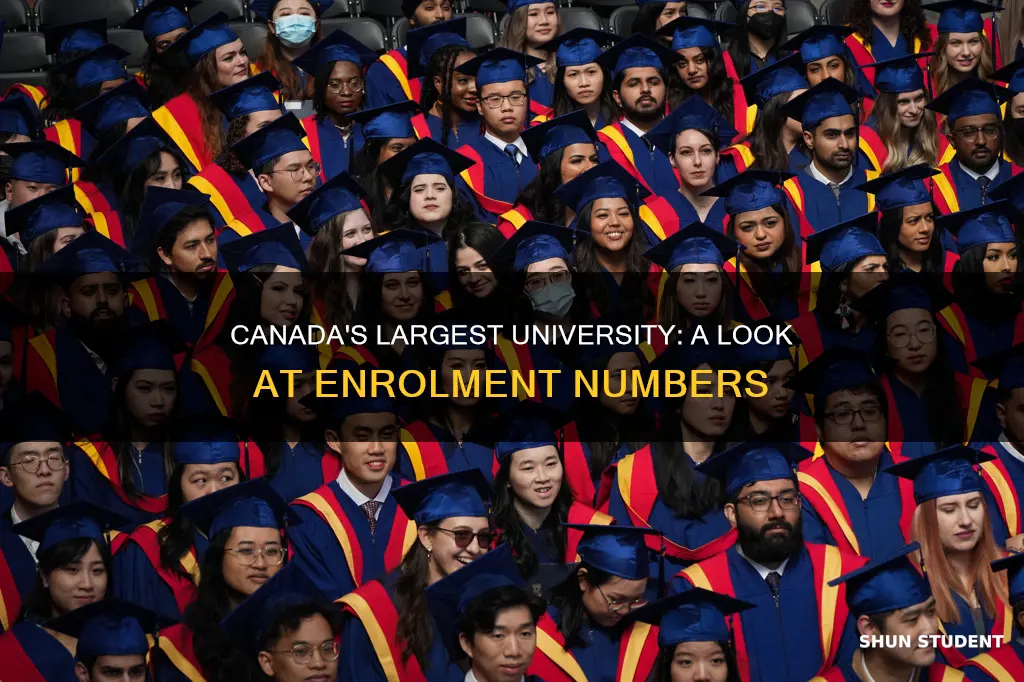 which university has the most students in canada