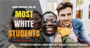 Unveiling the Whiteness Gap: Which University Has the Most White Students?