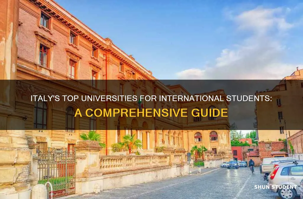 which university in italy is best for international students