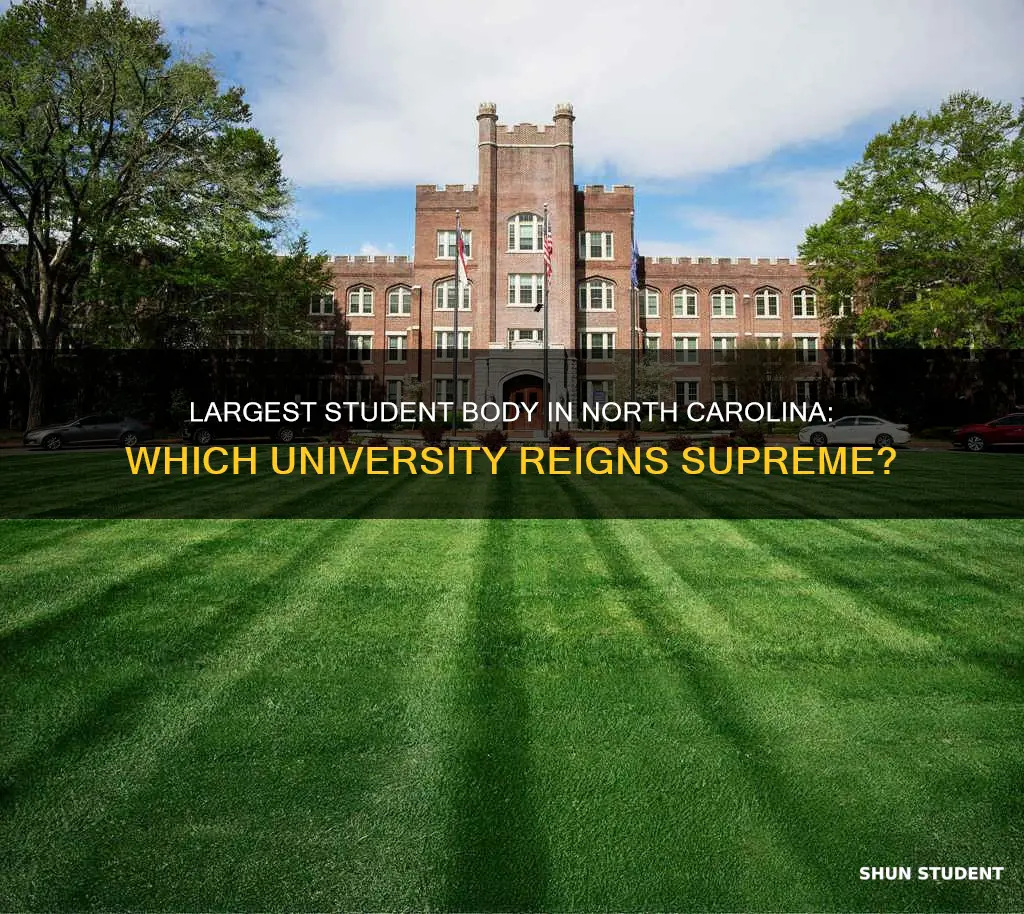 which university in north carolina has the largest student enrollment