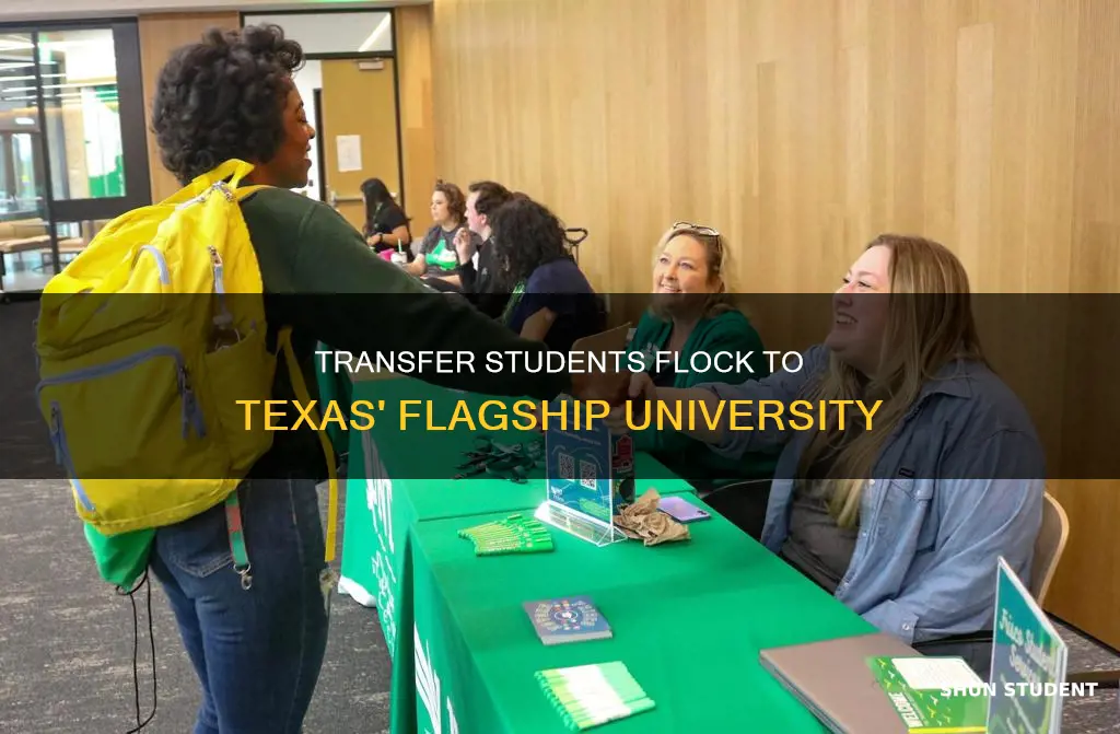 which university in texas attracts transfer student