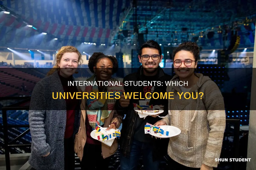 which university want internation student