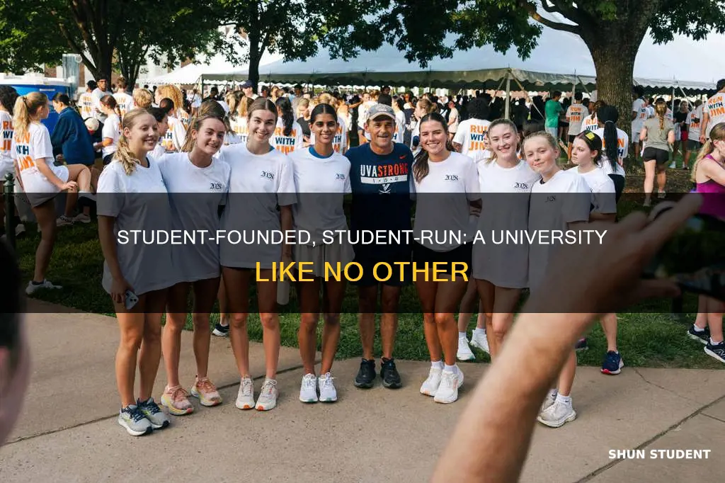 which university was founded and run by its students