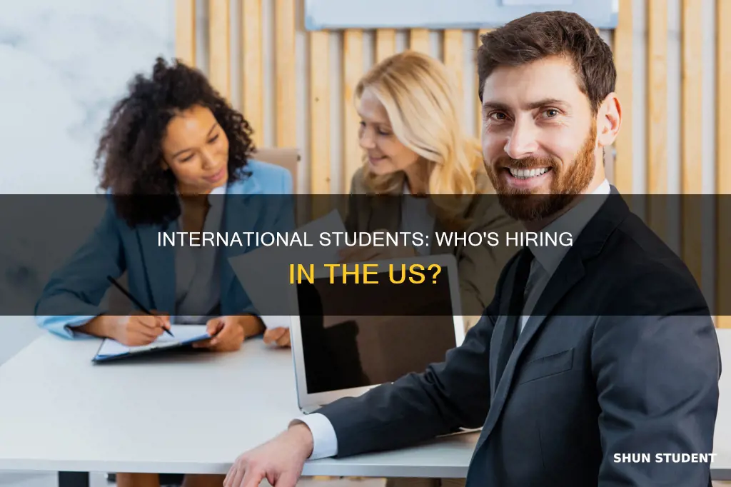 which us companies want international students