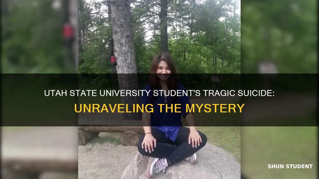 which utah state university student commited sucide