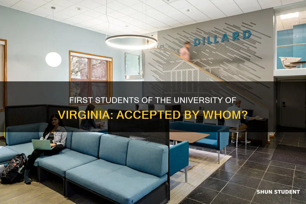 who accepted the first students of the university of virginia