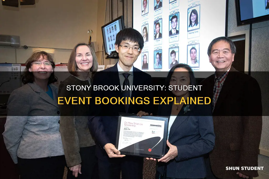 who books student events at stony brook university