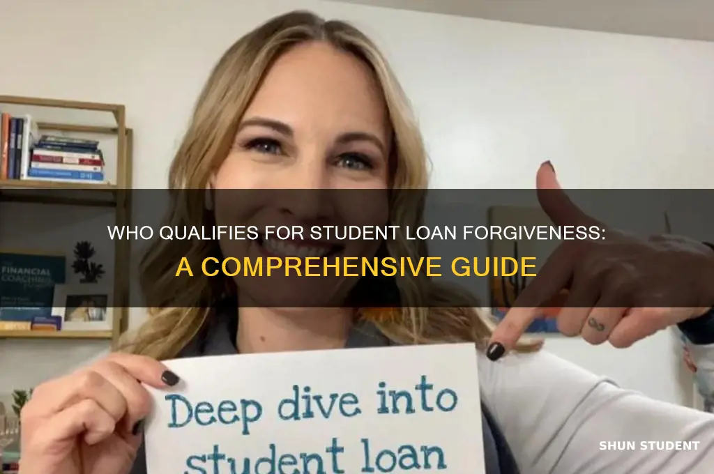 who can get student loans forgiven