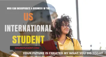 International Students: Can They Incorporate a US Business?