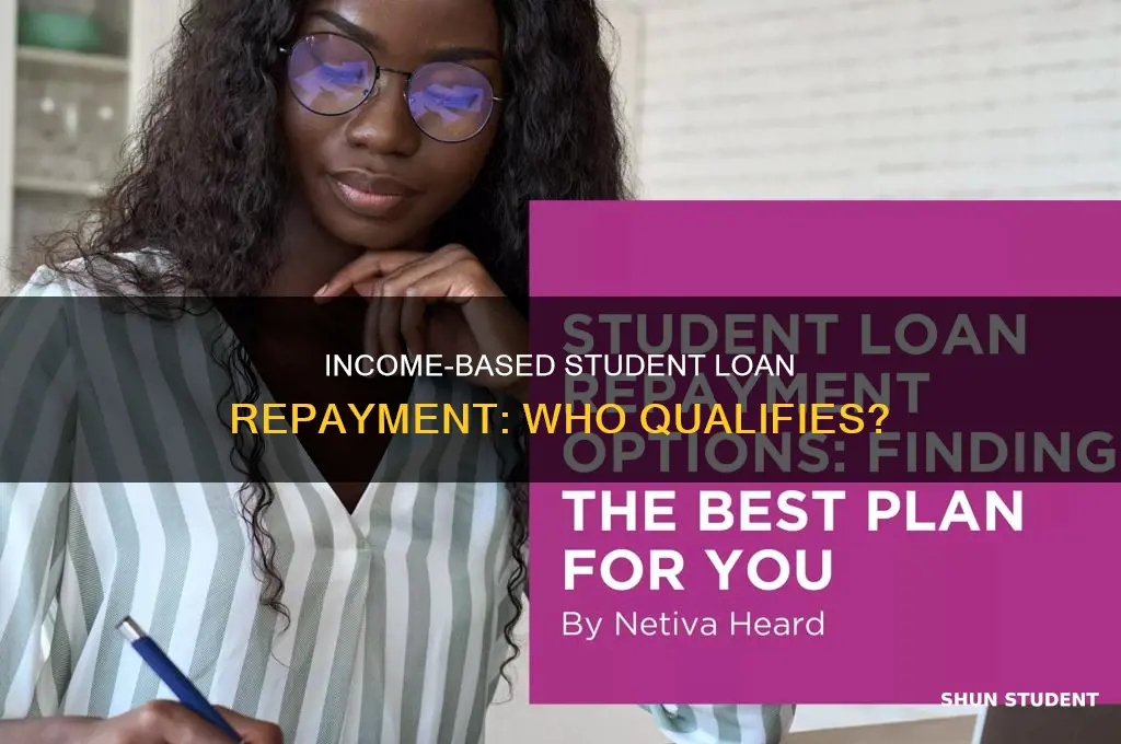 who can pay student loans with an income based system