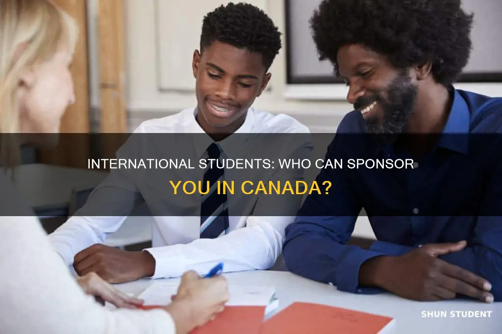 who can sponsor an international student in canada