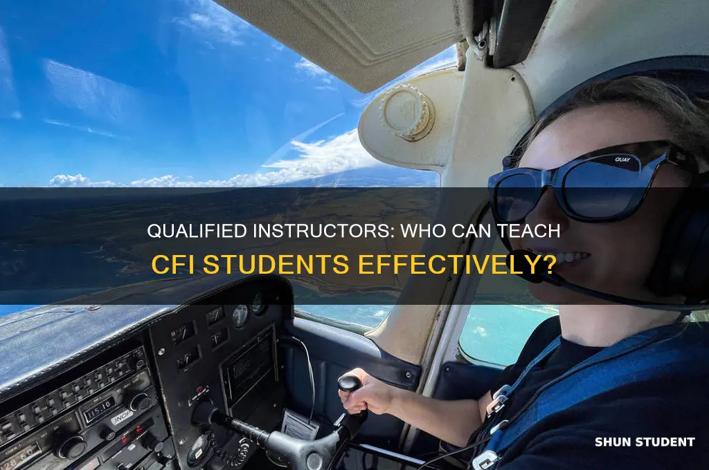 who can teach cfi students