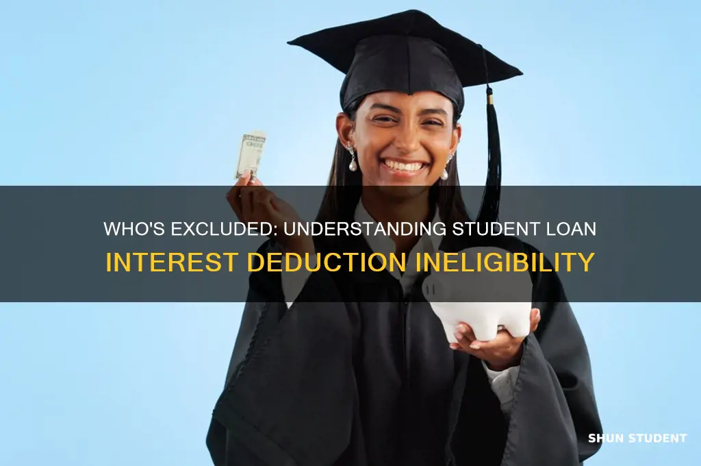 who cannot claim student loan interest deduction