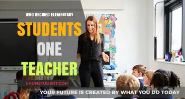 Who Decided Elementary Students Should Have One Teacher?