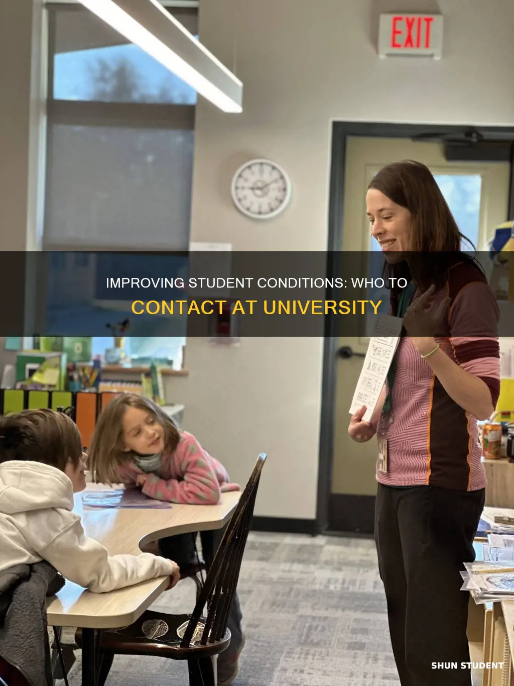 who do i contact about student conditions at a university