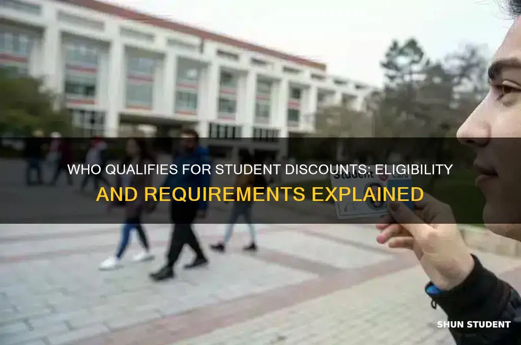 who do student discounts apply to