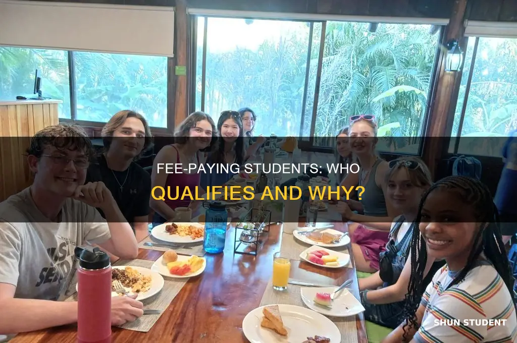 who is a fee paying student