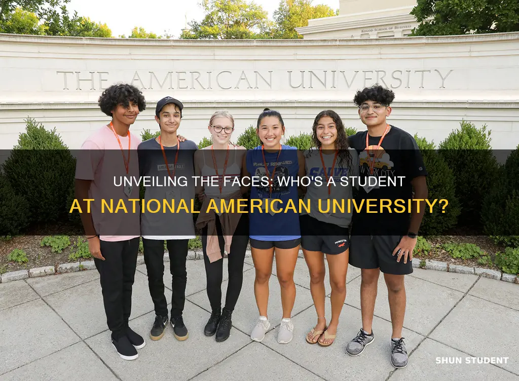 who is student at national american university