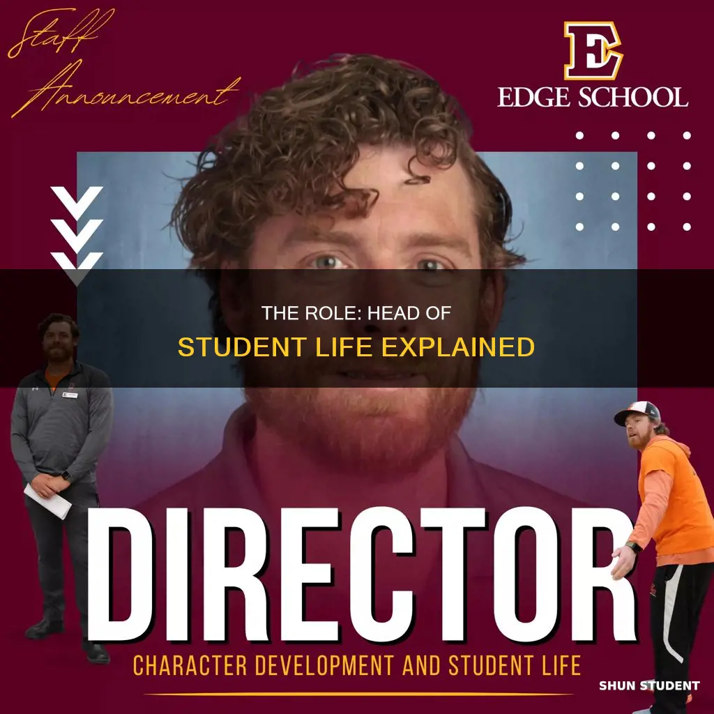 who is the head of student life at university