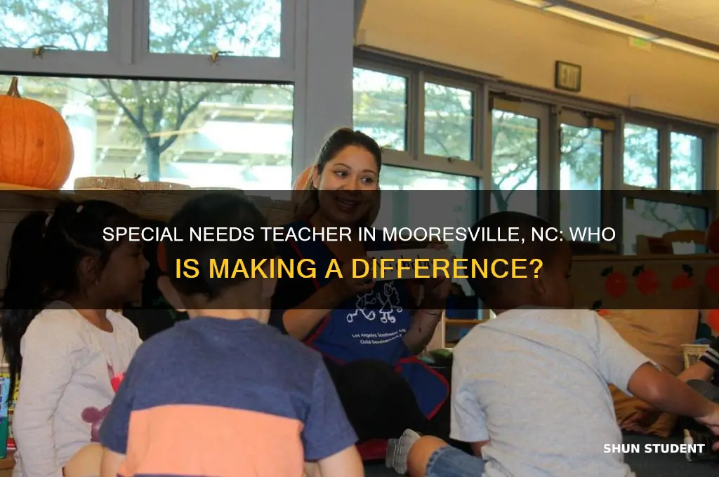 who is the teacher special needs student mooresville nc