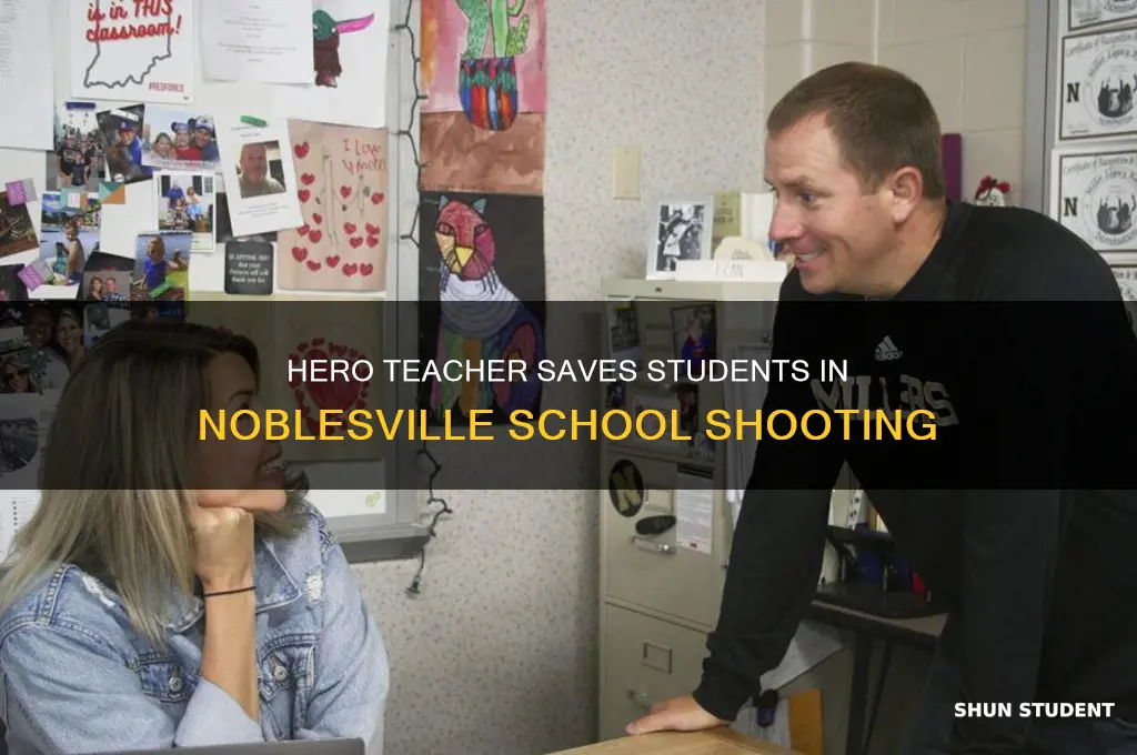 who is the teacher who saved the students nobilsville ind