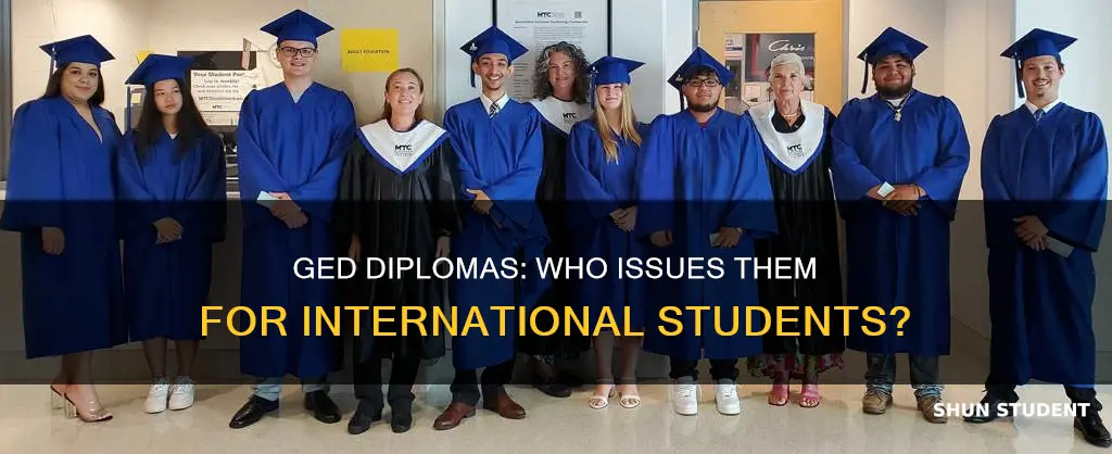 who issues ged diplomas for international students