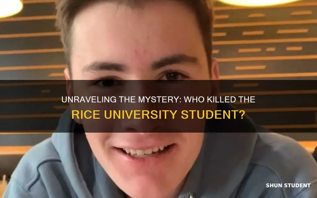 who killed rice university student