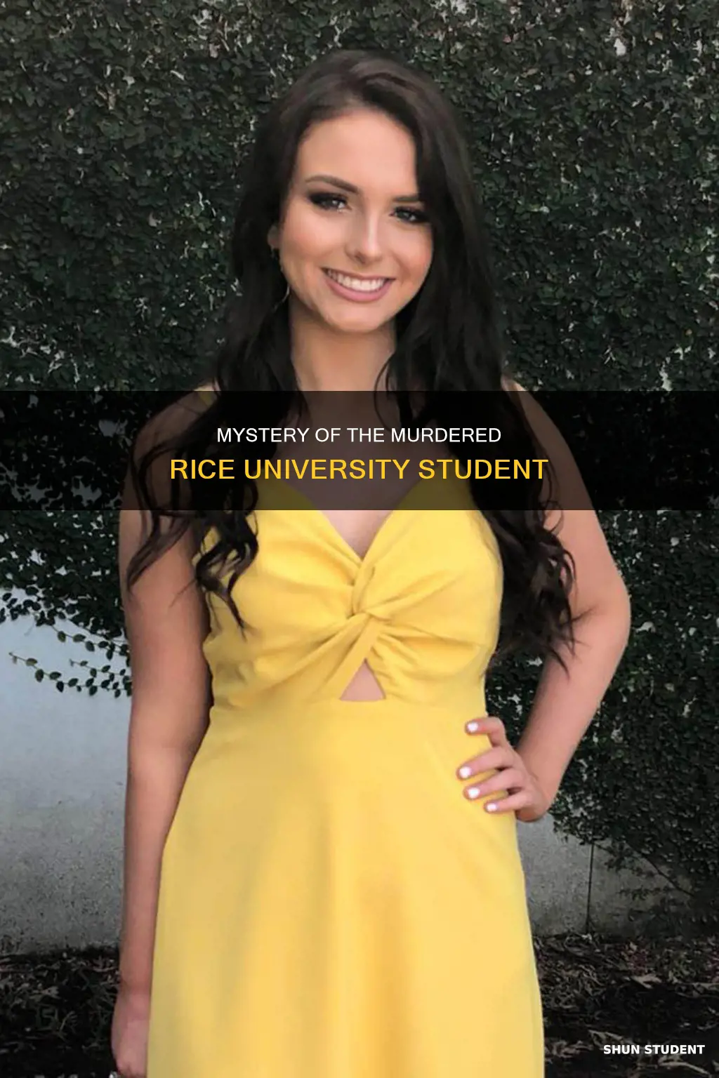 who killed rice university student