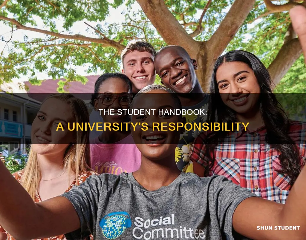 who maintain the student handbook university
