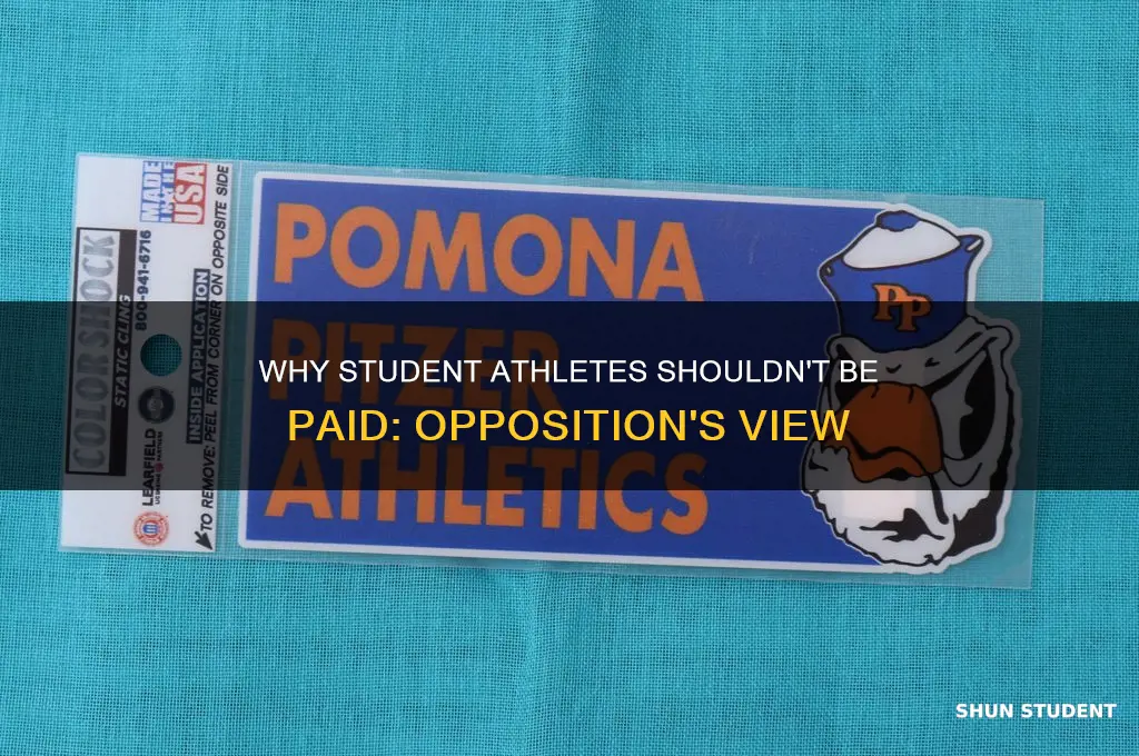 who opposes paying student athletes