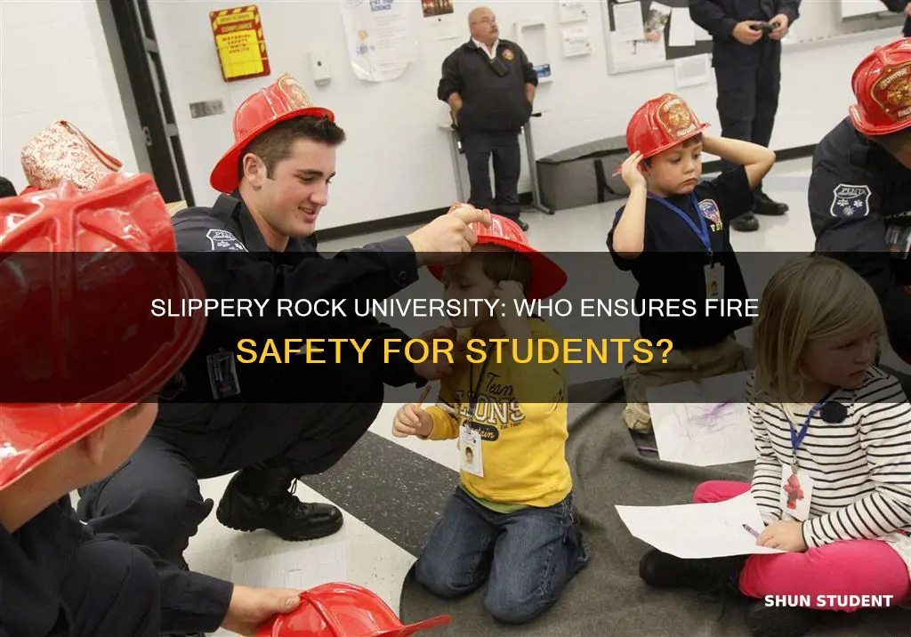 who provides fire safety to slipperyrock university students