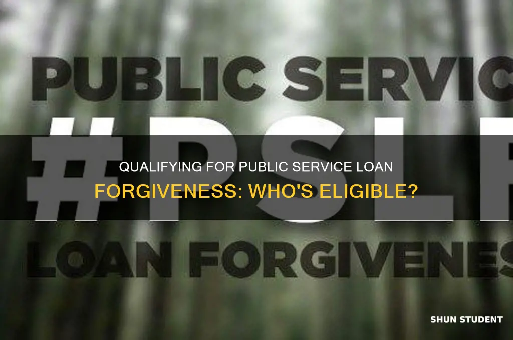 who qualifies for public service student loan forgiveness