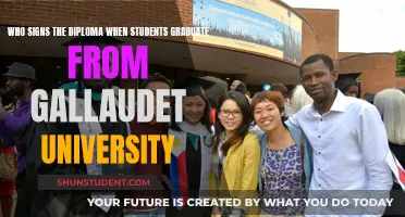 Gallaudet University: Who Signs Diplomas?