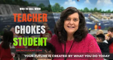 Teacher Chokes Student: Immediate Steps and Who to Contact