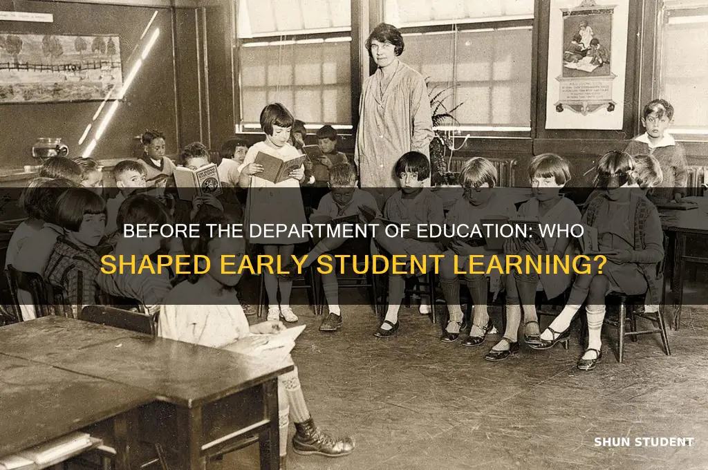who used to teach students before the department of education
