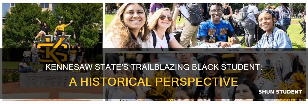 who was the first black student at kennesaw state university