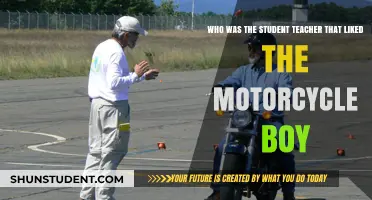 The Student Teacher's Secret Admiration for Motorcycle Boy