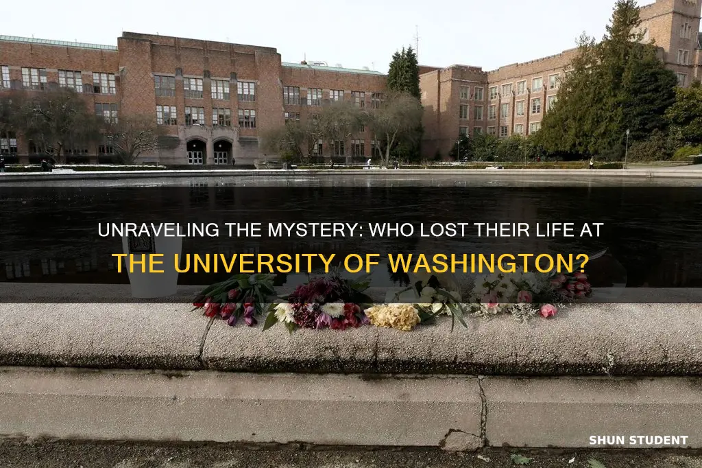 who was the student that died at university of washington