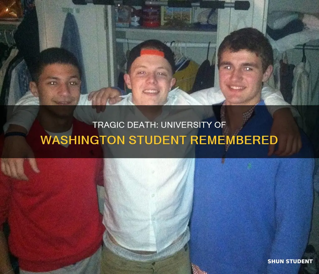 who was the student that died at university of washington