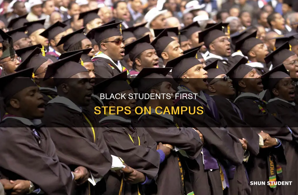 who were the two black students enrolled at the university