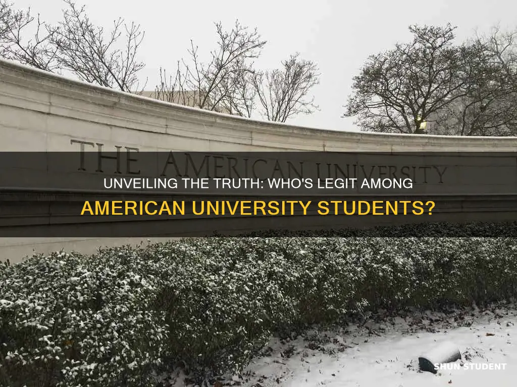 who who among students in american universities and colleges legitimate