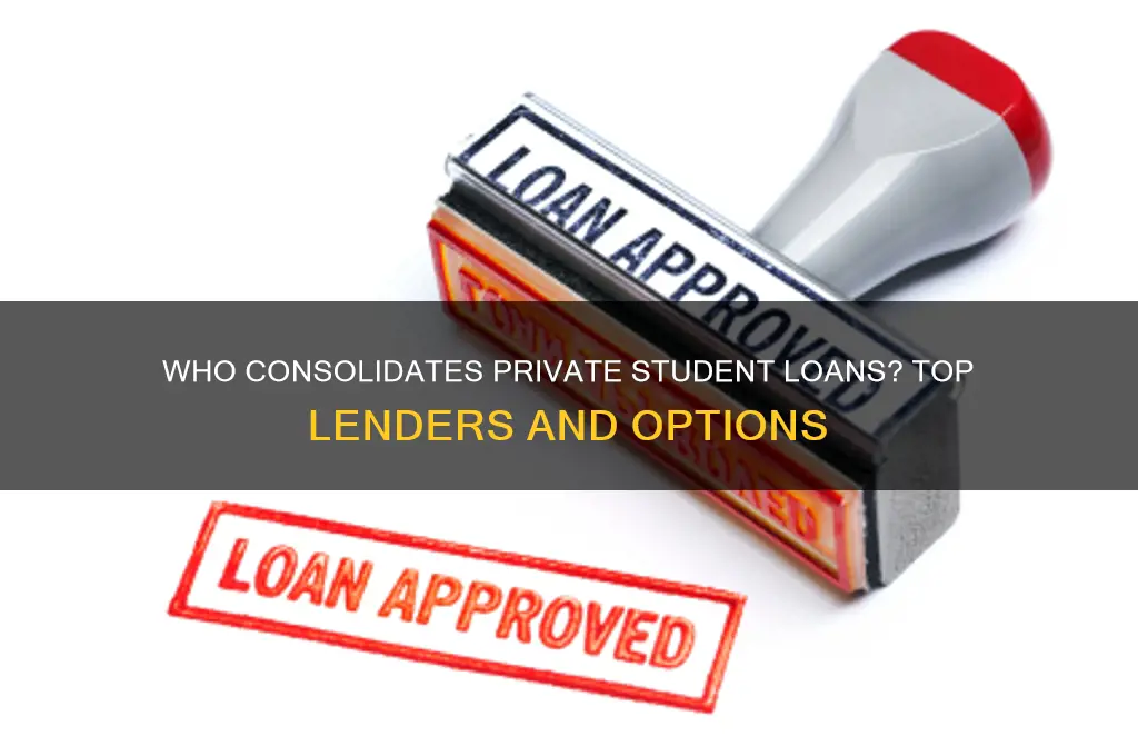 who will consolidate private student loans
