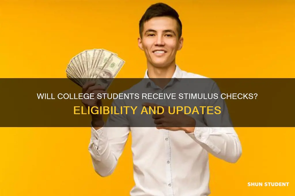 who will get stimulus checks college students