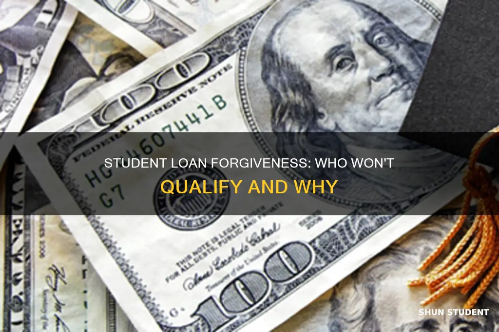 who will not qualify for student loan forgiveness