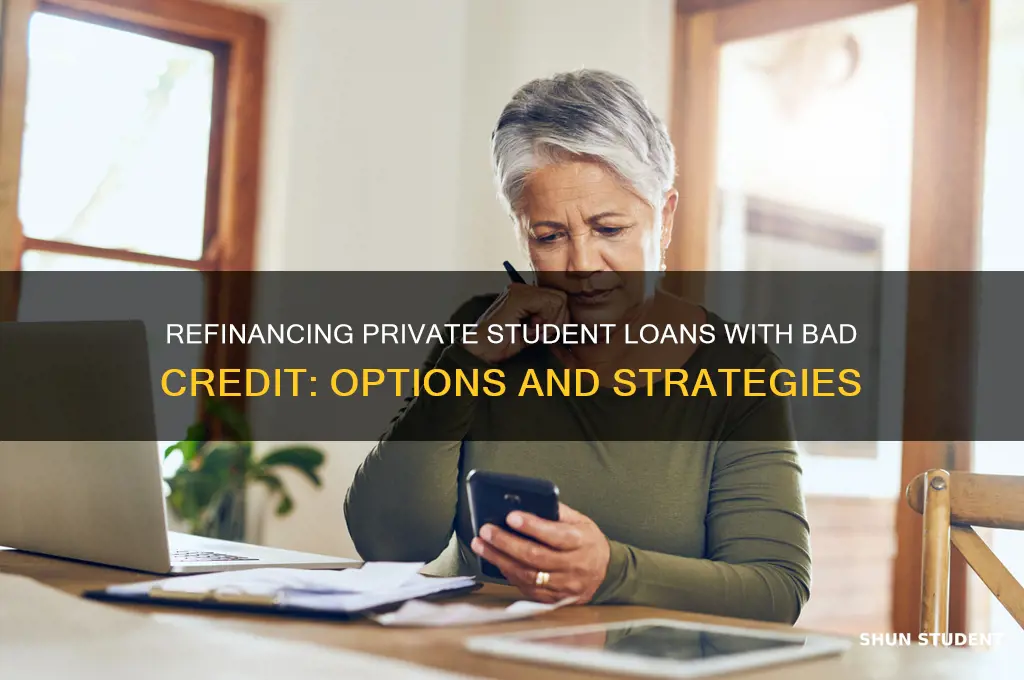 who will refinance private student loans with bad credit