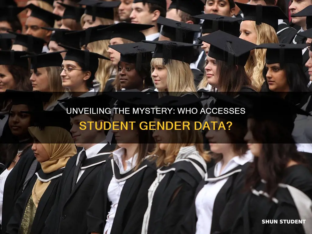 who would have gender information of students at university